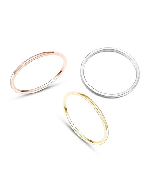 ABBEY MARKET(アビーマーケット)の「ステンレス製 リング サージカルステンレス(リング・レディース・ゴールド/ピンクゴールド/シルバー・4号/7号/9号/11号/14号/16号/18号)」の14枚目の写真