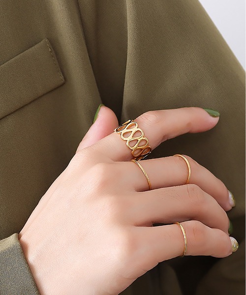 ABBEY MARKET(アビーマーケット)の「ステンレス製 リング サージカルステンレス(リング・レディース・ゴールド/ピンクゴールド/シルバー・4号/7号/9号/11号/14号/16号/18号)」の11枚目の写真