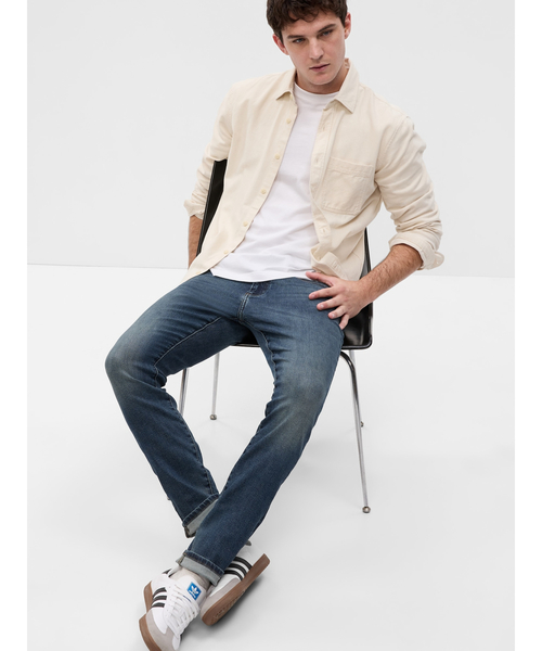 【セール】Soft Wear GapFlex Skinny Jeans with Washwell（デニムパンツ）｜GAP（ギャップ）の
