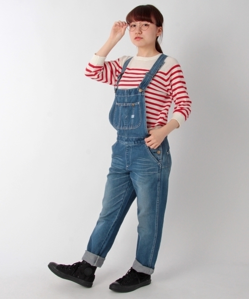 THE EMPORIUM(ジエンポリアム)の「綿麻ボーダーニットソー(ニット/セーター・レディース・グリーン/レッド/ブルー/ブラック・38/40)」の9枚目の写真