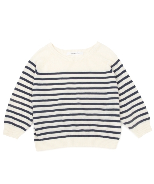 THE EMPORIUM(ジエンポリアム)の「綿麻ボーダーニットソー(ニット/セーター・レディース・グリーン/レッド/ブルー/ブラック・38/40)」の7枚目の写真