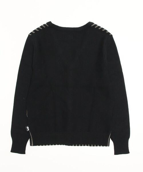 STUSSY（ステューシー）の「STUSSY/ステューシー Stripe Cardigan ストライプカーディガン（カーディガン/ボレロ・メンズ・ブラック/バーガンディー・XS）」の5枚目の写真