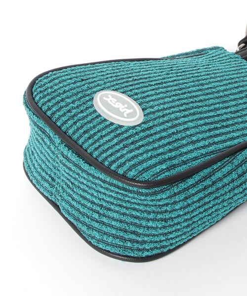 X-girl(エックスガール)の「STRIPED 2WAY MINI SHOULDER BAG(ショルダーバッグ・レディース・ブラック/グリーン/ホワイト・ONE SIZE)」の14枚目の写真