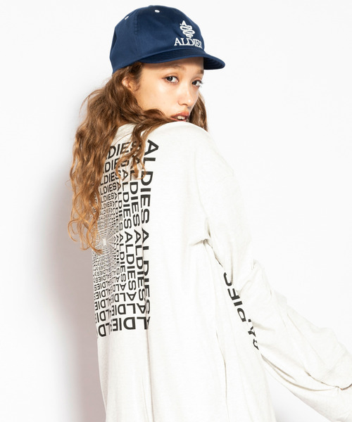 ALDIES（アールディーズ）の「Logo Cap / ロゴキャップ（キャップ・メンズ・ネイビー/グリーン/ブラック・FREE）」の3枚目の写真