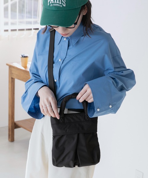 BONLECILL(ボンルシール)の「2wayヘルメットミニショルダーバッグ(ショルダーバッグ・レディース・ブラック/カーキ/アイボリー/ベージュ・FREE)」の10枚目の写真