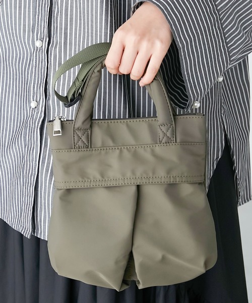 BONLECILL(ボンルシール)の「2wayヘルメットミニショルダーバッグ(ショルダーバッグ・レディース・ブラック/カーキ/アイボリー/ベージュ・FREE)」の16枚目の写真