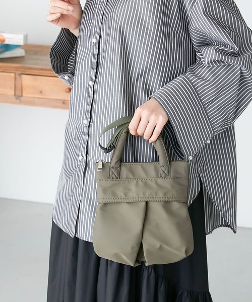 BONLECILL(ボンルシール)の「2wayヘルメットミニショルダーバッグ(ショルダーバッグ・レディース・ブラック/カーキ/アイボリー/ベージュ・FREE)」の17枚目の写真