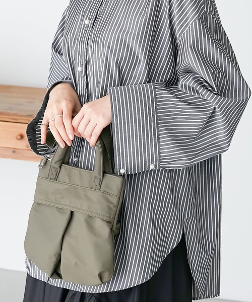 BONLECILL(ボンルシール)の「2wayヘルメットミニショルダーバッグ(ショルダーバッグ・レディース・ブラック/カーキ/アイボリー/ベージュ・FREE)」の18枚目の写真