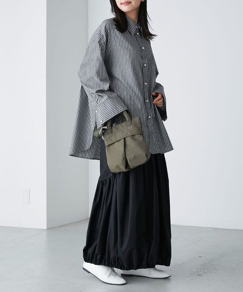 BONLECILL(ボンルシール)の「2wayヘルメットミニショルダーバッグ(ショルダーバッグ・レディース・ブラック/カーキ/アイボリー/ベージュ・FREE)」の19枚目の写真