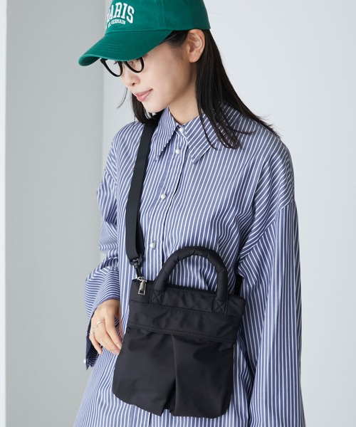 BONLECILL(ボンルシール)の「2wayヘルメットミニショルダーバッグ(ショルダーバッグ・レディース・ブラック/カーキ/アイボリー/ベージュ・FREE)」の6枚目の写真