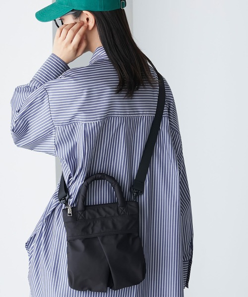 BONLECILL(ボンルシール)の「2wayヘルメットミニショルダーバッグ(ショルダーバッグ・レディース・ブラック/カーキ/アイボリー/ベージュ・FREE)」の7枚目の写真