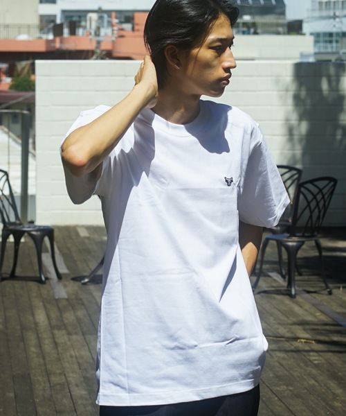 HANES(ヘインズ)の「【Hanes/ヘインズ】BEEFY ビーフィー ワンポイントワッペン Tシャツ(Tシャツ/カットソー・メンズ・グレー/ブラック/ネイビー/ホワイト・LARGE/X-LARGE/SMALL/MEDIUM)」の1枚目の写真