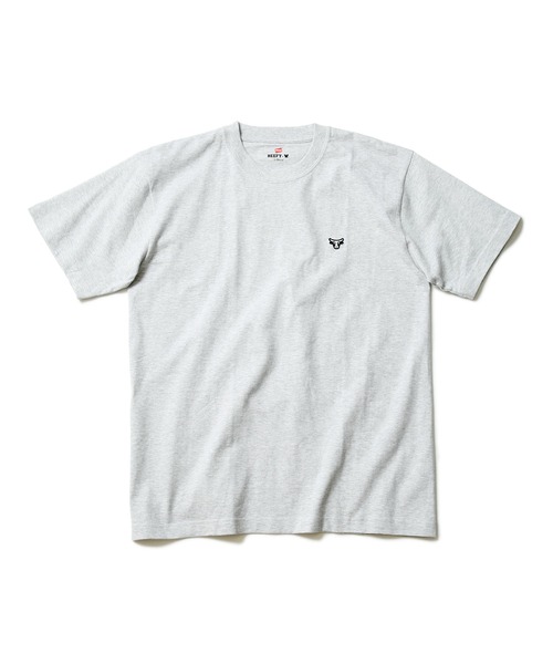 HANES(ヘインズ)の「【Hanes/ヘインズ】BEEFY ビーフィー ワンポイントワッペン Tシャツ(Tシャツ/カットソー・メンズ・グレー/ブラック/ネイビー/ホワイト・LARGE/X-LARGE/SMALL/MEDIUM)」の18枚目の写真