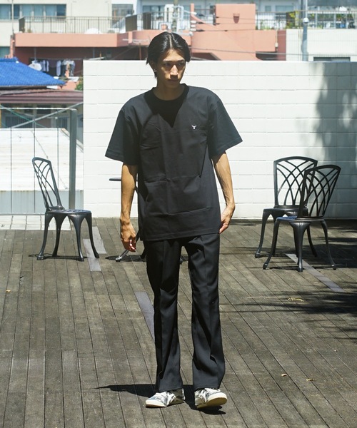 HANES(ヘインズ)の「【Hanes/ヘインズ】BEEFY ビーフィー ワンポイントワッペン Tシャツ(Tシャツ/カットソー・メンズ・グレー/ブラック/ネイビー/ホワイト・LARGE/X-LARGE/SMALL/MEDIUM)」の10枚目の写真