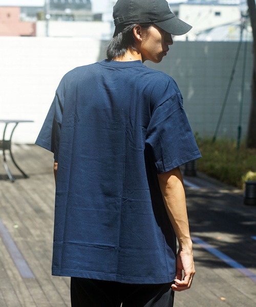 HANES(ヘインズ)の「【Hanes/ヘインズ】BEEFY ビーフィー ワンポイントワッペン Tシャツ(Tシャツ/カットソー・メンズ・グレー/ブラック/ネイビー/ホワイト・LARGE/X-LARGE/SMALL/MEDIUM)」の22枚目の写真