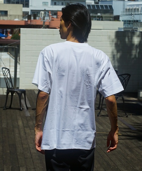 HANES(ヘインズ)の「【Hanes/ヘインズ】BEEFY ビーフィー ワンポイントワッペン Tシャツ(Tシャツ/カットソー・メンズ・グレー/ブラック/ネイビー/ホワイト・LARGE/X-LARGE/SMALL/MEDIUM)」の12枚目の写真