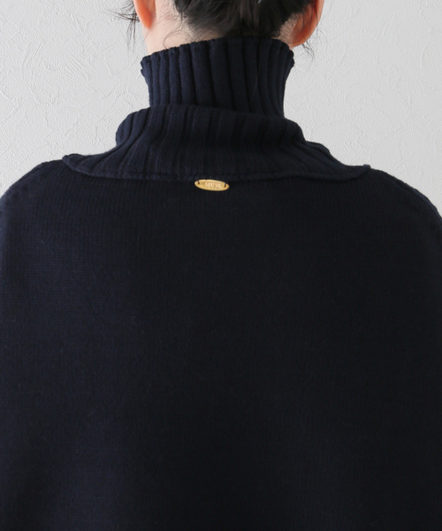 MUSE　ドゥーズィエムクラス　ニット　レディース　ポンチョ　ケープ　カシミヤ混 MUSE ドゥーズィエムクラス ニット レディース ポンチョ ケープ