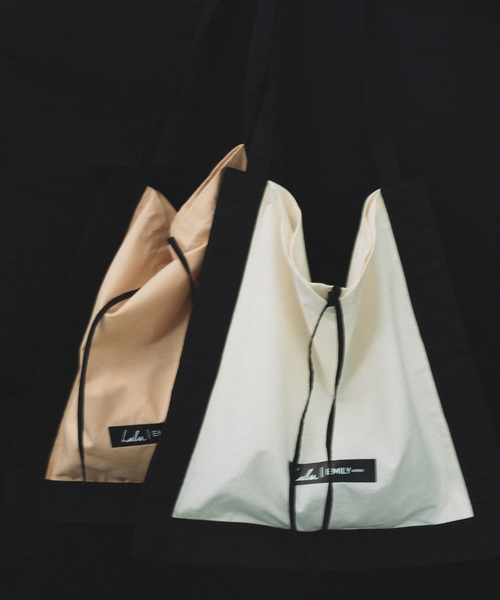 EDIT. FOR LULU（エディットフォールル）の「【EDIT. FOR LULU×EMILY WEEK】バイカラートートバッグ（ショルダーバッグ・レディース・ベージュ/ホワイト・FREE）」の10枚目の写真
