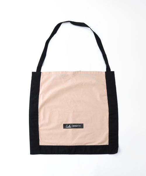 EDIT. FOR LULU（エディットフォールル）の「【EDIT. FOR LULU×EMILY WEEK】バイカラートートバッグ（ショルダーバッグ・レディース・ベージュ/ホワイト・FREE）」の4枚目の写真