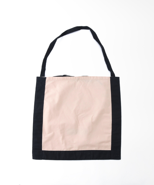 EDIT. FOR LULU（エディットフォールル）の「【EDIT. FOR LULU×EMILY WEEK】バイカラートートバッグ（ショルダーバッグ・レディース・ベージュ/ホワイト・FREE）」の5枚目の写真