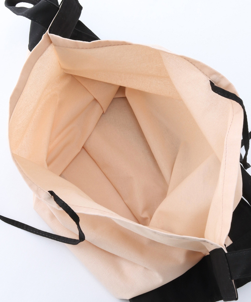 EDIT. FOR LULU（エディットフォールル）の「【EDIT. FOR LULU×EMILY WEEK】バイカラートートバッグ（ショルダーバッグ・レディース・ベージュ/ホワイト・FREE）」の6枚目の写真