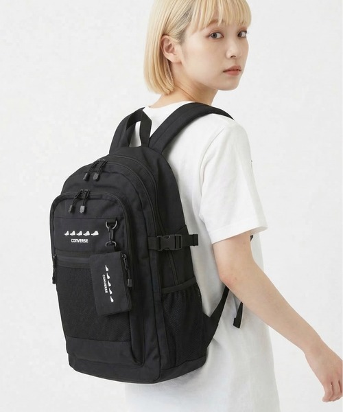 CONVERSE(コンバース)の「【CONVERSE】SNEAKERS PRINT BACK PACK(バックパック/リュック・レディース・ブラック/ホワイト・FREE)」の8枚目の写真