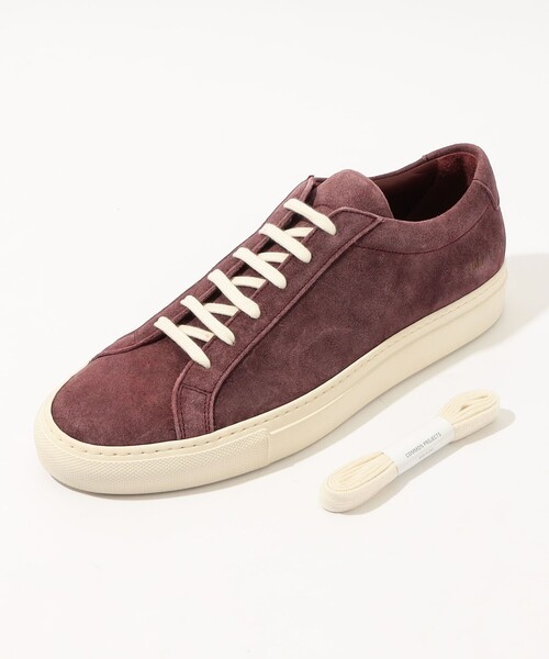 COMMON PROJECTS（コモンプロジェクト）の「COMMON PROJECTS Achilles Low スエード スニーカー（スニーカー・メンズ・バーガンディー・40/41/42）」の8枚目の写真