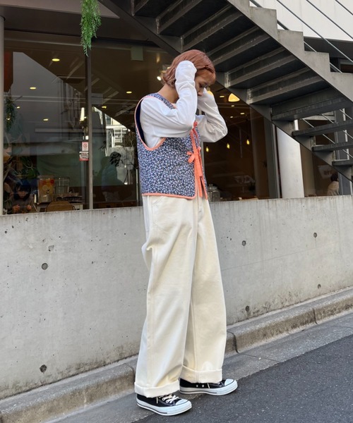 HELLO.SANFRANCISCO（ハローサンフランシスコ）の「【HELLO.SANFRANCISCO/ハローサンフランシスコ】フラワーキルトリボンベスト（ベスト・レディース・その他・FREE）」の12枚目の写真