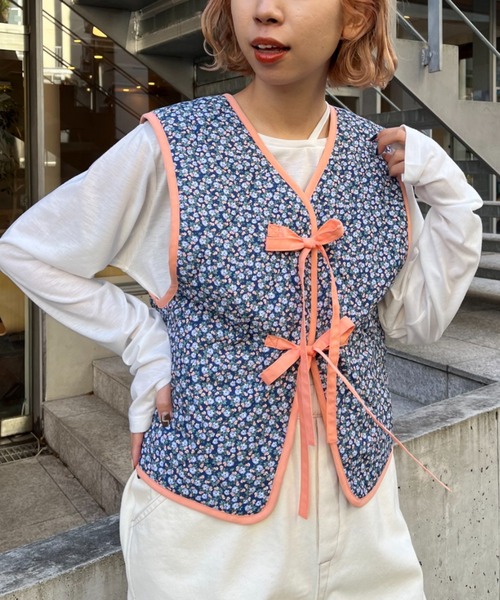 HELLO.SANFRANCISCO（ハローサンフランシスコ）の「【HELLO.SANFRANCISCO/ハローサンフランシスコ】フラワーキルトリボンベスト（ベスト・レディース・その他・FREE）」の18枚目の写真