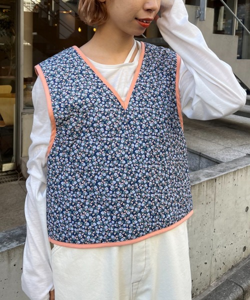 HELLO.SANFRANCISCO（ハローサンフランシスコ）の「【HELLO.SANFRANCISCO/ハローサンフランシスコ】フラワーキルトリボンベスト（ベスト・レディース・その他・FREE）」の14枚目の写真