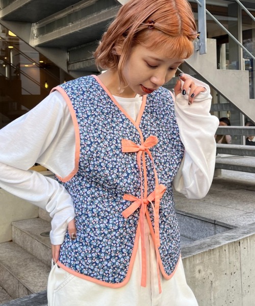 HELLO.SANFRANCISCO（ハローサンフランシスコ）の「【HELLO.SANFRANCISCO/ハローサンフランシスコ】フラワーキルトリボンベスト（ベスト・レディース・その他・FREE）」の20枚目の写真
