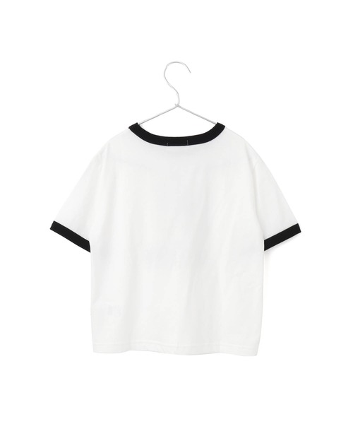 MAKE YOUR DAY(メイクユアデイ)の「ナポレオン柄リンガー半袖Tシャツ■80~140cm(Tシャツ/カットソー・キッズ・イエロー/オフホワイト・80/90/100/110/120/130/140)」の9枚目の写真