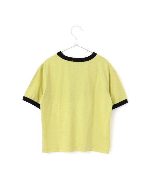 MAKE YOUR DAY(メイクユアデイ)の「ナポレオン柄リンガー半袖Tシャツ■80~140cm(Tシャツ/カットソー・キッズ・イエロー/オフホワイト・80/90/100/110/120/130/140)」の11枚目の写真