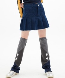 A‘gem 9（エージェムナイン）の「A'GEM/9 × .kom 『LUV IS TRUE/ラブ イズ トゥルー』DN DENIM SKIRT /デニム スカート（デニムスカート）」