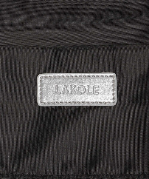 LAKOLE（ラコレ）の「フェイクレザーボディバッグ / 183126（ボディバッグ/ウエストポーチ・レディース・ブラック/ホワイト/シルバー・FREE）」の9枚目の写真