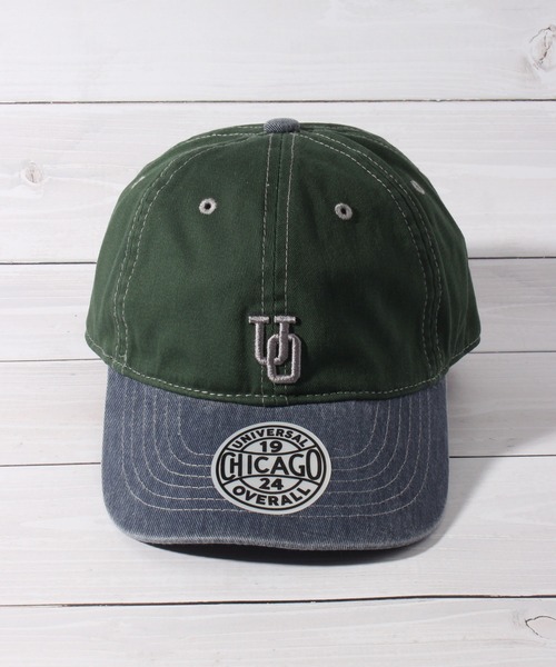 UNIVERSAL OVERALL(ユニバーサルオーバーオール)の「【UNIVERSAL OVERALL/ユニバーサルオーバーオール】UQロゴ刺繍T/Cツイルキャップ(キャップ・メンズ・グリーン/チャコール/ホワイト/ブラック/ブラウン/グレー・FREE)」の20枚目の写真