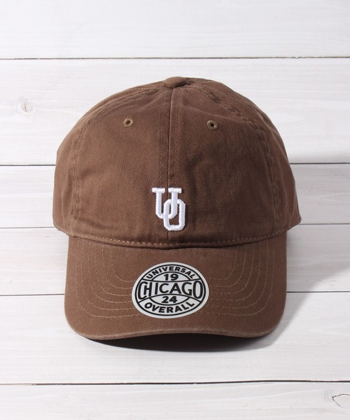 UNIVERSAL OVERALL(ユニバーサルオーバーオール)の「【UNIVERSAL OVERALL/ユニバーサルオーバーオール】UQロゴ刺繍T/Cツイルキャップ(キャップ・メンズ・グリーン/チャコール/ホワイト/ブラック/ブラウン/グレー・FREE)」の19枚目の写真