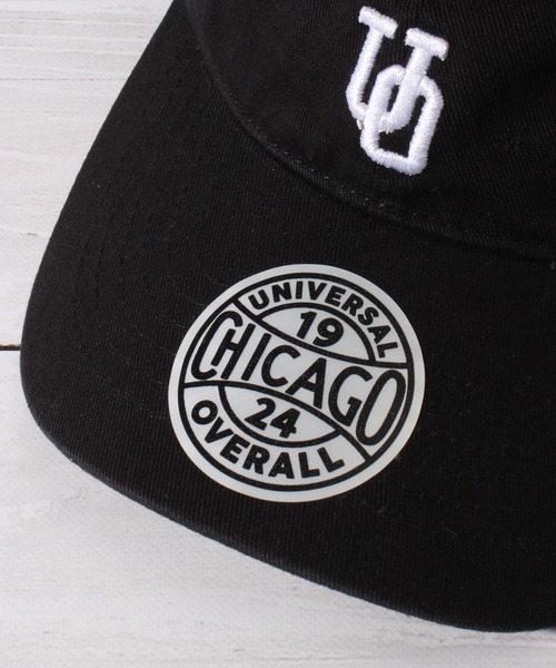 UNIVERSAL OVERALL(ユニバーサルオーバーオール)の「【UNIVERSAL OVERALL/ユニバーサルオーバーオール】UQロゴ刺繍T/Cツイルキャップ(キャップ・メンズ・グリーン/チャコール/ホワイト/ブラック/ブラウン/グレー・FREE)」の11枚目の写真