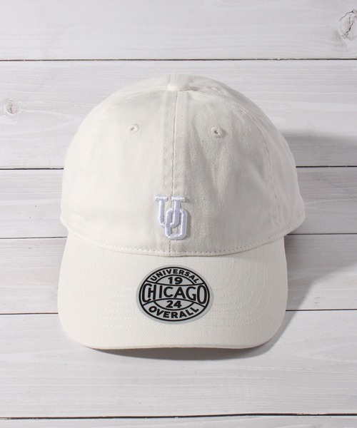 UNIVERSAL OVERALL(ユニバーサルオーバーオール)の「【UNIVERSAL OVERALL/ユニバーサルオーバーオール】UQロゴ刺繍T/Cツイルキャップ(キャップ・メンズ・グリーン/チャコール/ホワイト/ブラック/ブラウン/グレー・FREE)」の15枚目の写真
