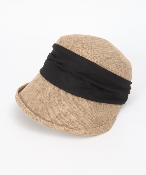 ikka（イッカ）の「バイザーキャスケット（キャスケット・レディース・ブラック/オフホワイト/キャメル・FREE）」の3枚目の写真