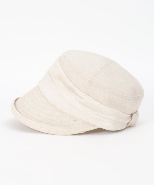 ikka（イッカ）の「バイザーキャスケット（キャスケット・レディース・ブラック/オフホワイト/キャメル・FREE）」の8枚目の写真