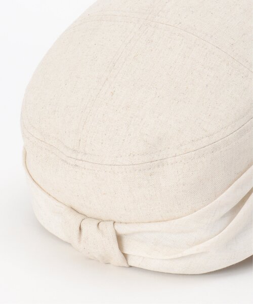 ikka（イッカ）の「バイザーキャスケット（キャスケット・レディース・ブラック/オフホワイト/キャメル・FREE）」の6枚目の写真