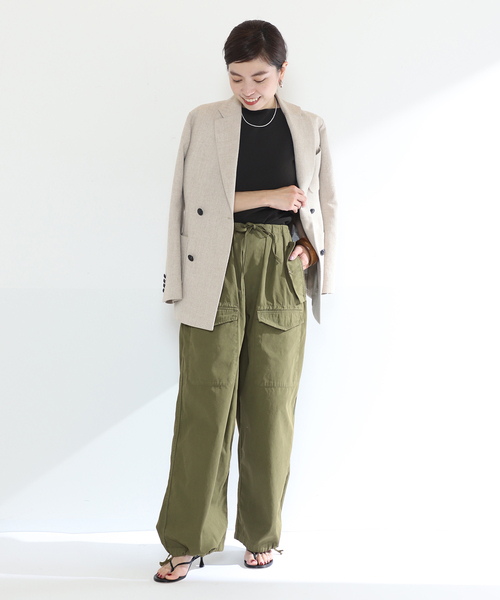 IENA 【TICCA/ティッカ】カーゴパンツ セール】【TICCA/ティッカ】カーゴパンツ（カーゴパンツ