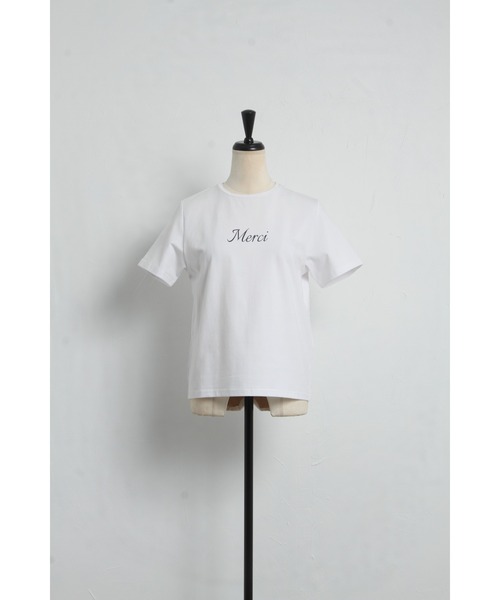 &. NOSTALGIA（アンドドットノスタルジア）の「メルシーTシャツ（Tシャツ/カットソー・レディース・ブルー/レッド/ネイビー・FREE）」の17枚目の写真