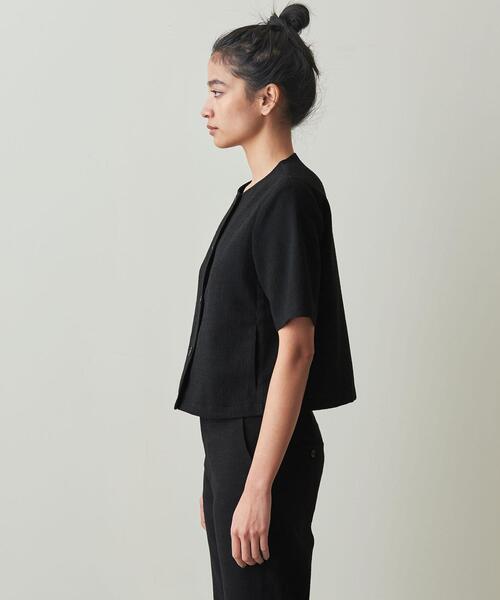 Steven Alan(スティーブンアラン)の「<Steven Alan>SHORT SLEEVE BLOUSE/ブラウス(シャツ/ブラウス・レディース・ブラック/ネイビー・M/S)」の12枚目の写真