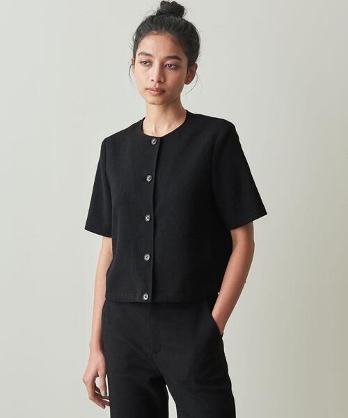 Steven Alan(スティーブンアラン)の「<Steven Alan>SHORT SLEEVE BLOUSE/ブラウス(シャツ/ブラウス・レディース・ブラック/ネイビー・M/S)」の14枚目の写真