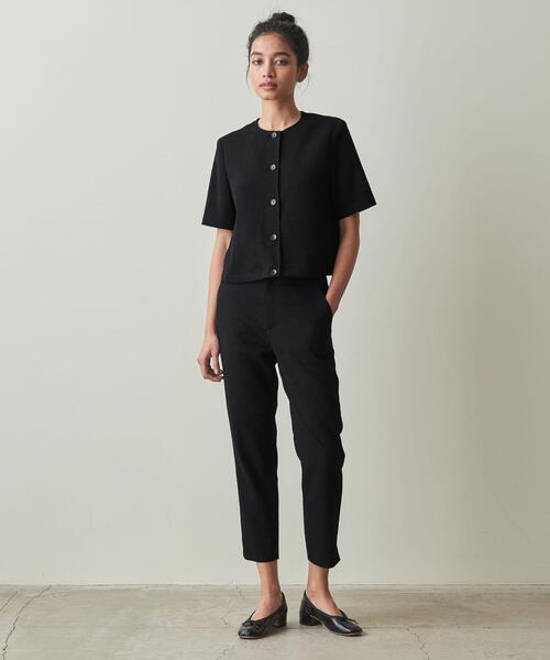 Steven Alan(スティーブンアラン)の「<Steven Alan>SHORT SLEEVE BLOUSE/ブラウス(シャツ/ブラウス・レディース・ブラック/ネイビー・M/S)」の15枚目の写真