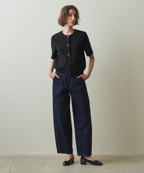 Steven Alan(スティーブンアラン)の「<Steven Alan>SHORT SLEEVE BLOUSE/ブラウス(シャツ/ブラウス・レディース・ブラック/ネイビー・M/S)」の16枚目の写真