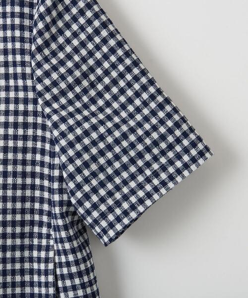 Steven Alan(スティーブンアラン)の「<Steven Alan>SHORT SLEEVE BLOUSE/ブラウス(シャツ/ブラウス・レディース・ブラック/ネイビー・M/S)」の20枚目の写真