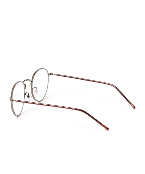 studio CLIP(スタディオクリップ)の「ボストン伊達メガネ(メガネ・レディース・ブラウン/その他1/ブラック・FREE)」の4枚目の写真